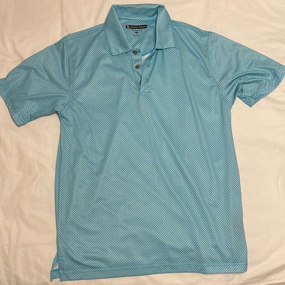 EUC Pebble Beach Performance Golf Polo, Sz. M